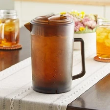 64 oz.  Textured Pitcher with Lid Jug Juice Pitcher ( Qty 1)