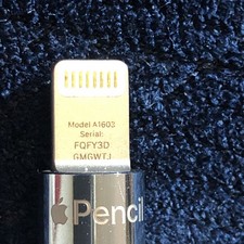 Apple Pencil 1st Generation Stylus for Apple iPad - White MQLY3AM/A Untested