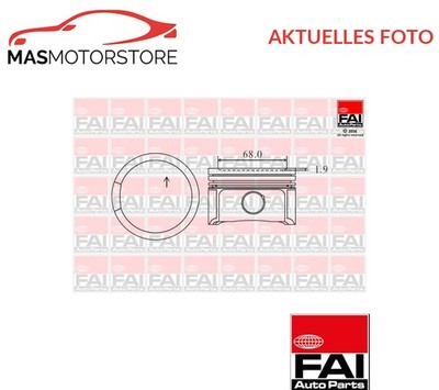 MOTOR KOLBEN MIT RINGEN FAI AUTOPARTS PK2-050 P 0.5MM FÜR AUDI A4 B6,TT,A4 B7