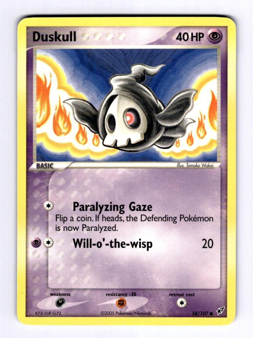 Duskull Deoxys #58 (2005) Common NM Pokemon