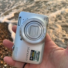 Nikon COOLPIX S6300 16MP 10x Zoom 25mm Wide-Angle Full HD Digital Camera Silver