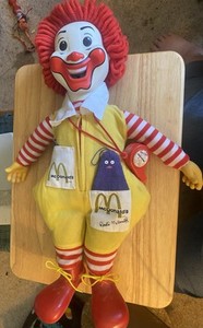 VINTAGE 1978 RONALD MCDONALD'S PLUSH DOLL