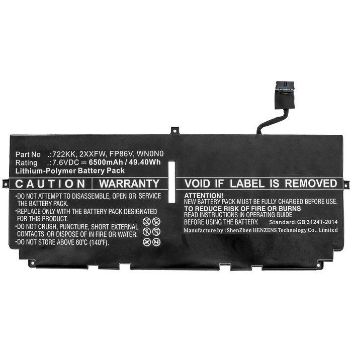 CoreParts FP86V-CP Laptop Battery. 49.40Wh