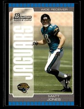 2005 Bowman #165 Matt Jones Rookie Card Jacksonville Jaguars. rookie card picture