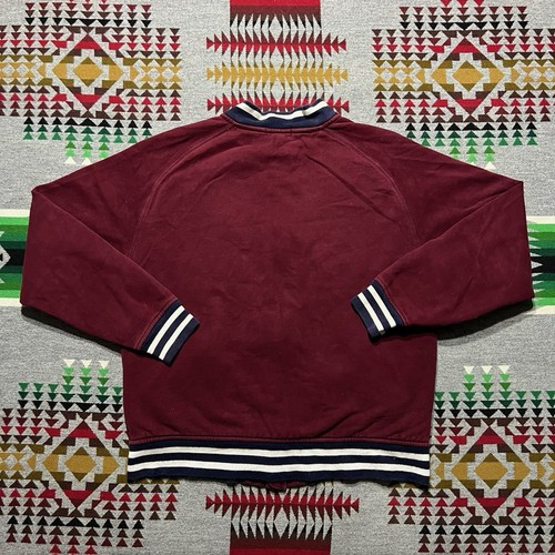 Polo Ralph Lauren Jacket Youth XL Burgundy Varsity Letterman Bomber Vintage A8 - Picture 2 of 12