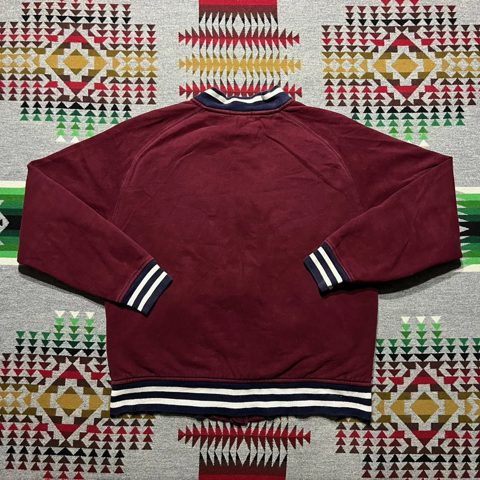 Polo Ralph Lauren Jacket Youth XL Burgundy Varsity Letterman Bomber A8 - Image 2 of 4