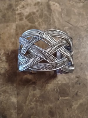 Silvertone Bangle Bracelet