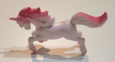 Vintage Collectible Unicorn Mare Pink Toy Figurine