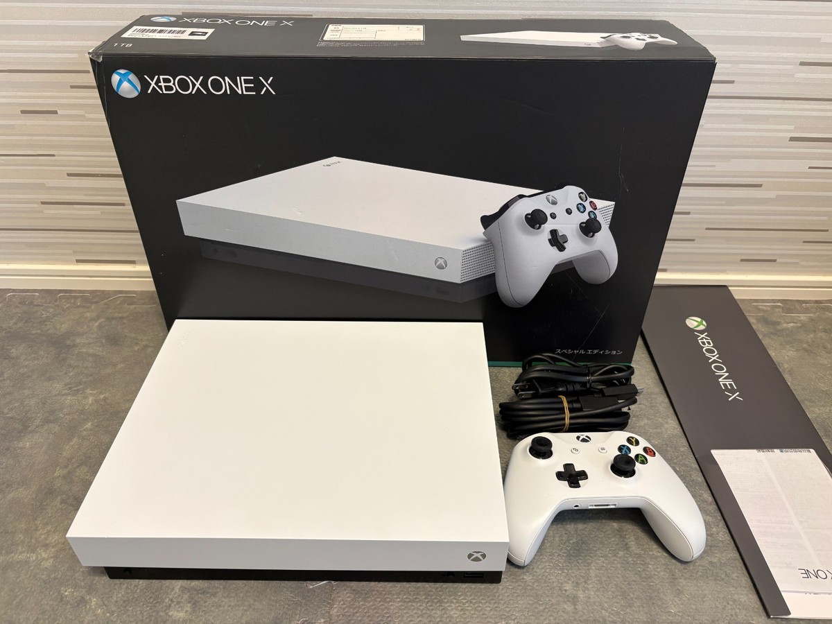 エックスボックス　ワン　S本体➕コードのみ Microsoft Xbox One X 1TB White Special Edition In Box From Japan