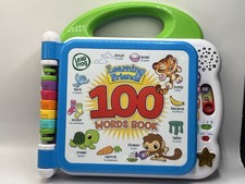 Leap Frog Learning Friends 100 Words Spanish English Interactive Talking Book 9"