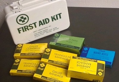Vintage Swift Laboratories First Aid Kit