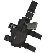 Nehostertfy Drop Leg Holster, Left Handed Adjustable Tactical Thigh Pistol Gu...
