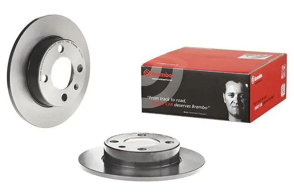 2x Disque de frein plein 08.7165.21 BREMBO pour VW SEAT - Image 2