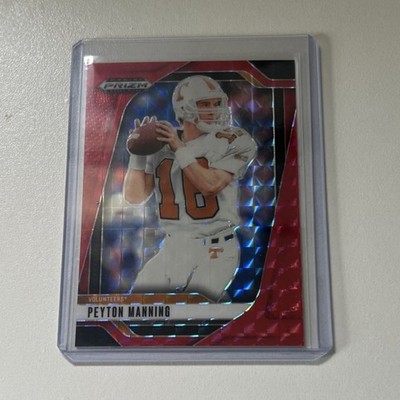 2025 Panini Prizm Draft Picks Peyton Manning Red Ice Prizm #195 /125 Volunteers