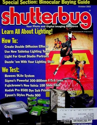 Shutterbug Magazine OCTOBER 2003 Your Photo and Digital Imaging Resource