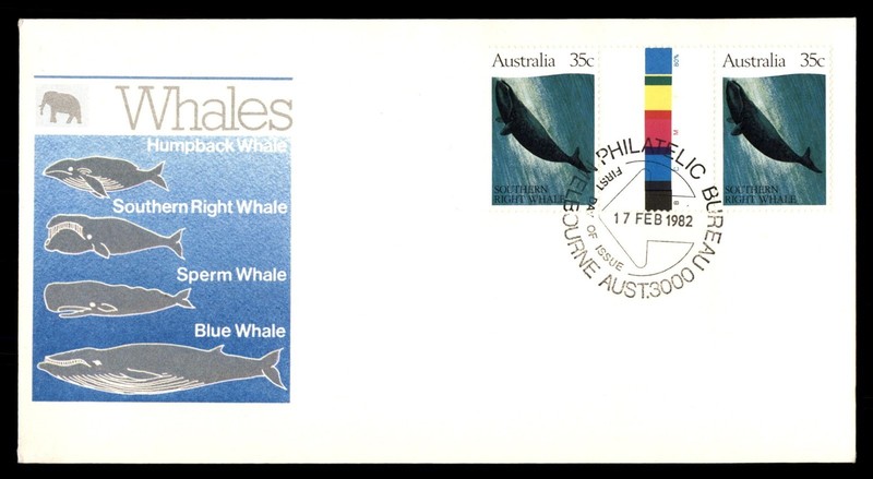 Mayfairstamps Australia FDC 1982 pair southern right whale First Day Cover aaz_6
