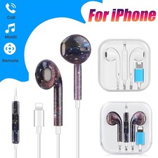 2025 Earphones Headphones for iPhone Pro/14/13/12/11/X Bluetooth Wired Earbuds