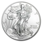 2014 AMERICAN SILVER EAGLE BU COIN