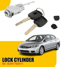 Key Ignition Cylinder Switch Lock For Honda 44972 Odyssey Civic Crosstour Pilot