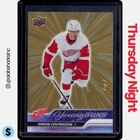 2023 UPPER DECK #228 SIMON EDVINSSON OUTBURST GOLD YOUNG GUNS RC ROOKIE 1/1