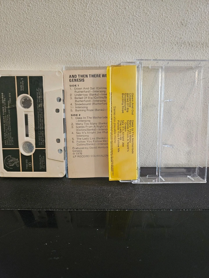 GENESIS ...And Then There Were Three... 1978 CASSETTE TAPE AUSTRALIAN RELEASE - Image 2 of 4