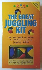 "The Great Juggling Kit" 64 Page Instruction Hardback Book "New"