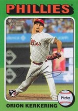 Orion Kerkering 2024 Topps Heritage #669 RC Philadelphia Phillies