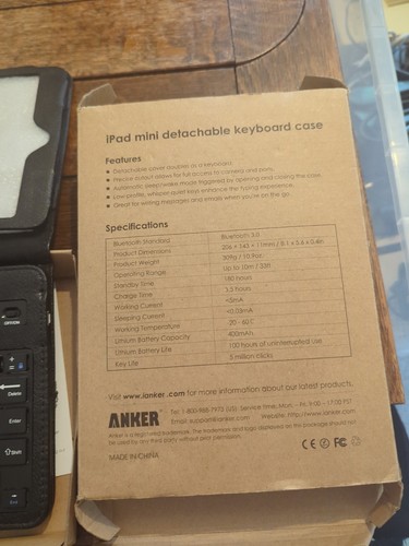 Funda con teclado desmontable iPad Mini - Imagen 3 de 3