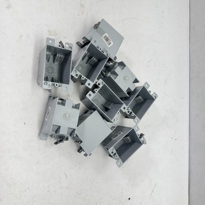 Carlon 7887RAC Old Work Electrical Outlet Boxes Set of 9 Plastic Single Gang