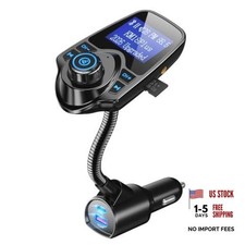 KM18 Plus Bluetooth 5.4 Car Adapter with 48W Fast Charging PD 30W  Black