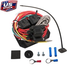 Digital Radiator Fan Controller Kit DC-0444 Reference Adjustable Temp Dual Fan