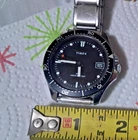 Timex Vintage Diver Watch Red Dot Mechanical Manual Wind