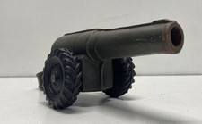 Big Bang Cast Iron Cannon Home Decor Toy Metal Black Wheels Display