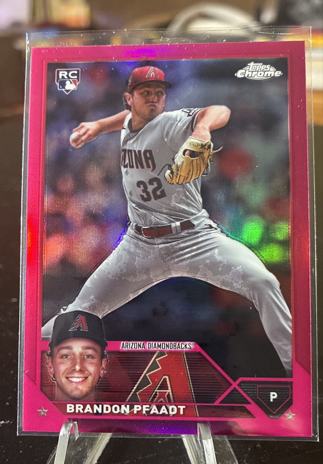 2023 Topps Chrome Update Series - Brandon Pfaadt #USC156 Magenta Refractor /399