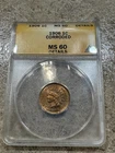 1906 Indian Head Cent ANACS MS60 Details Corroded Uncirculated US Penny
