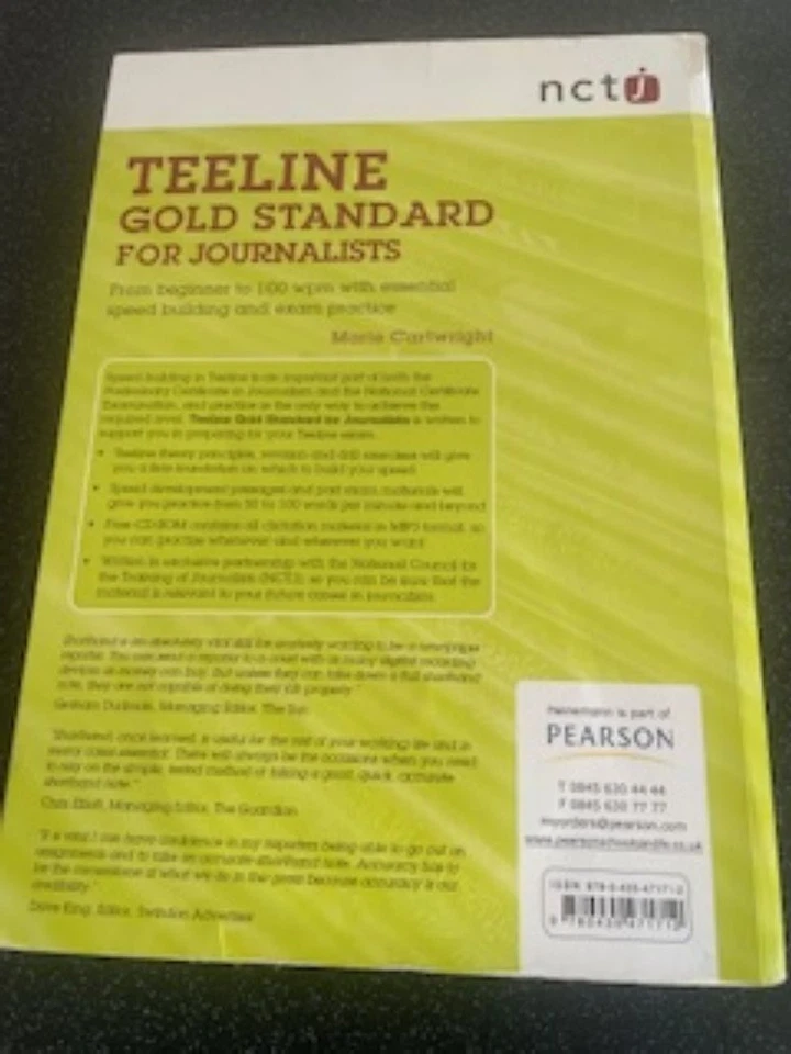 NCTJ Teeline Gold Standard for Journalists Marie Cartwright FREEPOST - Image 2 of 4