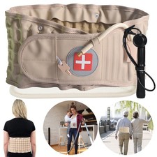 Inflatable Heating Massage Decompression Belt Lumbar for Lower Back Pain Relief