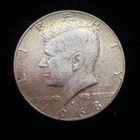 40% Silver 1968 Kennedy Half Dollar - 08-5