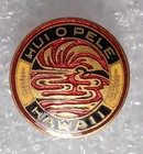 E012 Hawaii Pin: Hui O Pele, Hawaii (Volcano Erupting Lava Flow). W&H Enamel Pin — photo 4