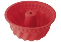 Silikon Gugelhupfform 22Cm Rot Antihaft Backform Flexibel SpüLmaschinenfest