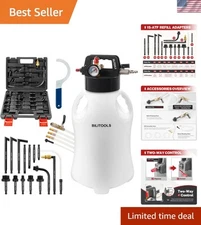 BILITOOLS Pneumatic Fluid Transfer Pump 8L with 15 ATF Adapters – Safe & Effi...