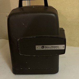 Bell & Howell AutoLoad 346A 8mm Desktop Movie Projector, Portable, Black/Gray