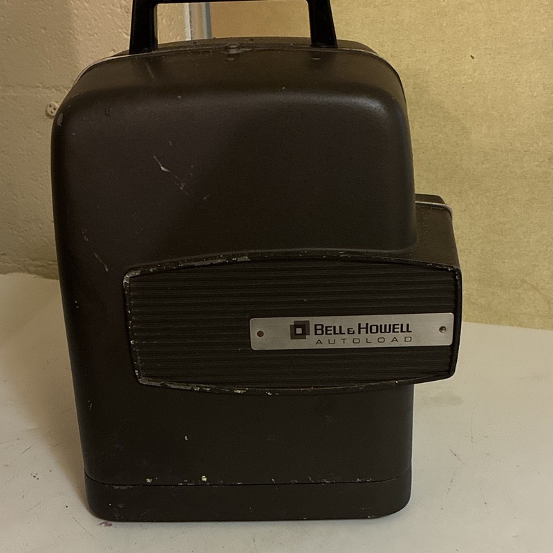 Bell & Howell AutoLoad 346A 8mm Desktop Movie Projector, Portable, Black/Gray