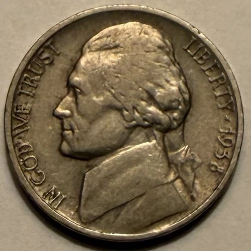 1938-P Jefferson Nickel — photo from the most recent tracked eBay sale