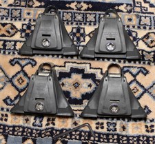 Set Of 4 - Yakima Q-towers Roof Rack Towers For Round Bars W Tool
