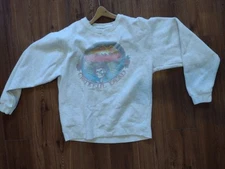 Grateful Dead Sweatshirt Medium Gray Heather Faded Logo Junk Food