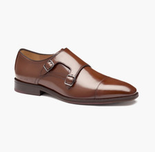 Johnston  Murphyy' Sullivan Cap Toe Double Monk Strap Men's Shoe