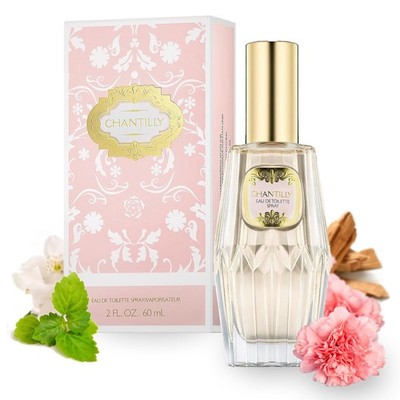 Chantilly Eau de Toilette 2 Fl Oz Timeless Floral Perfume for Women
