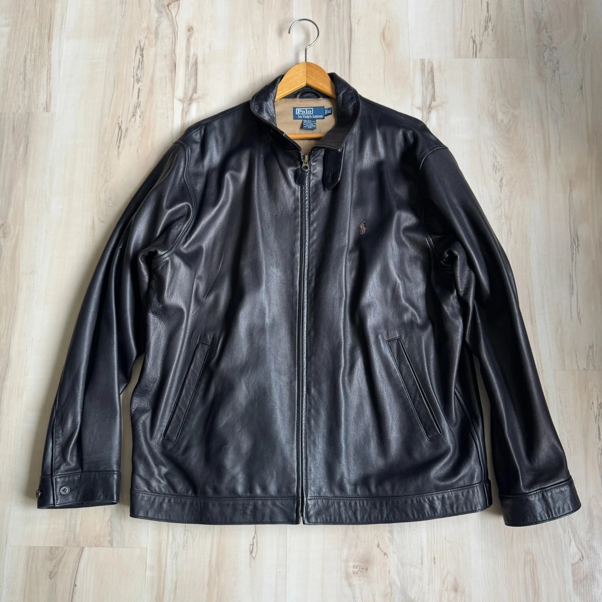 Polo Ralph Lauren Leather Black Coats & Jackets for Men for Sale