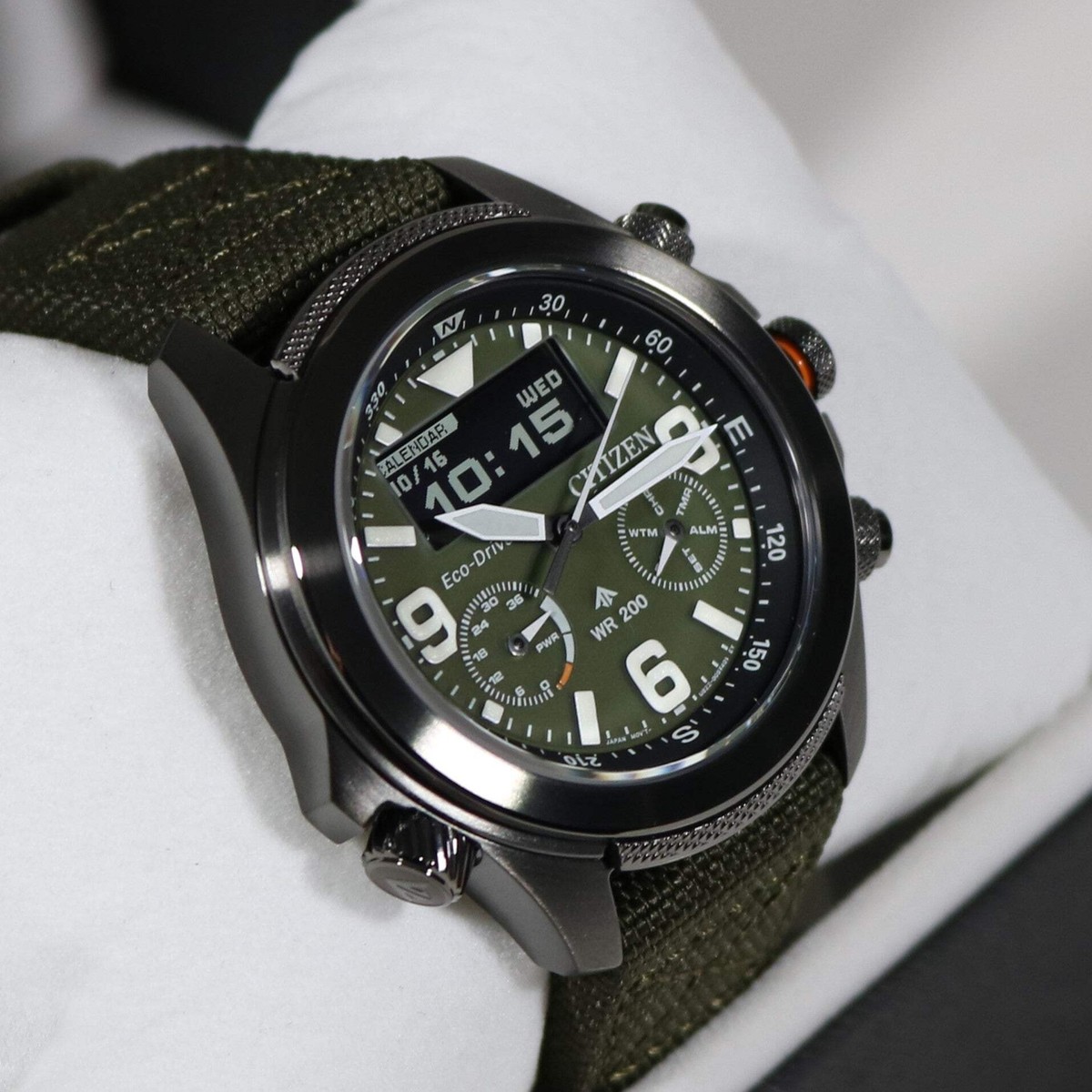 Citizen Promaster Land Eco-Drive Military Green Men's Watch Citizen Promaster Land Eco-Drive Military Green Men's Watch